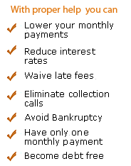 With proper debt advice you can